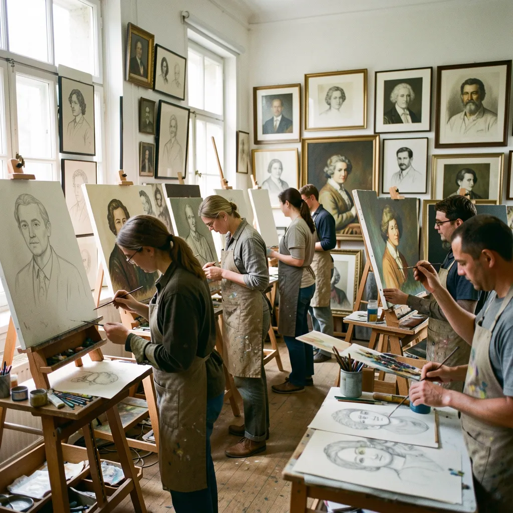 Foundation level painting course materials