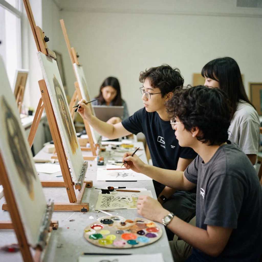 Color theory and advanced techniques course